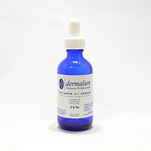 VITAMIN C SERUM 25 Percent  1oz. 30ml Skin and Face _ Tri_Blend Formula with C Ferulic and Glutathione _ Powerful Anti Oxidant Repair Serum for Erasing Wrinkles and Blemishes