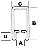 Zinc Came _ Stained Glass Supplies _ Framing 3 4 Inch U Channel 3 pieces 24 inch _total 6 feet_