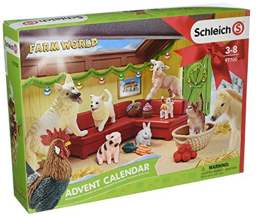 Schleich Farm World 2018 Advent Calendar Toy, Multicolor