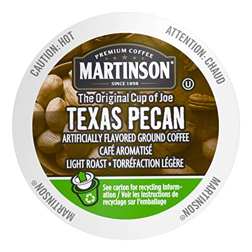 Martinson Single Serve Coffee Capsules, Texas Pecan, 24 Count