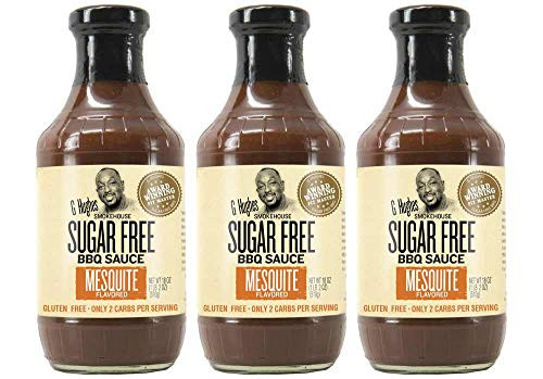 G Hughes Sugar Free Mesquite BBQ Sauce 18 oz _3 Pack_ G Hughes Sugar Free Mesquite BBQ Sauce 18 oz _3 Pack_