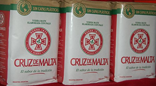 Cruz De Malta Yerba Mate 3 Pack 3kg__6.6lbs_ Cruz De Malta Yerba Mate 3 Pack 3kg__6.6lbs_