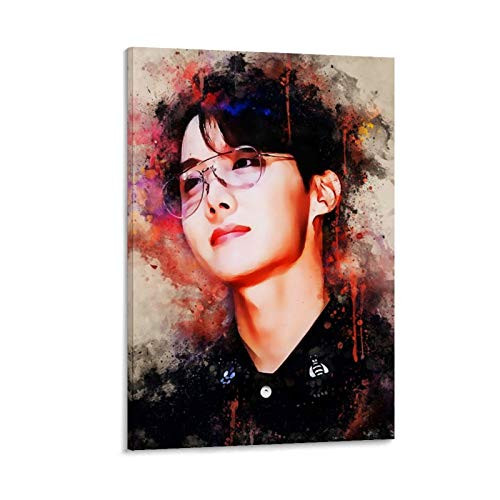 wulide BTS J Hope Canvas Art Poster and Wall Art Picture Print Modern Family Bedroom Decor Posters 08x12inch_20x30cm_
