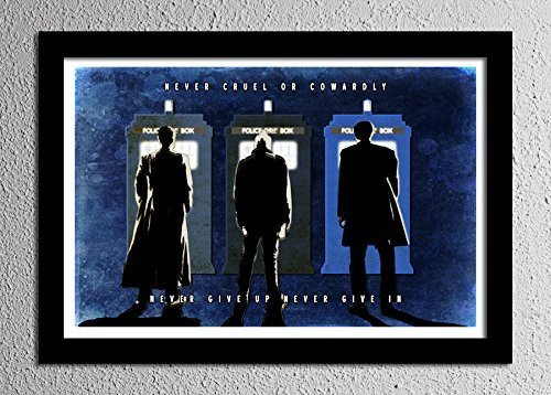 Doctor Who 50th Anniversary _ The Doctor's Promise _ Original Minimalist Art Poster Print