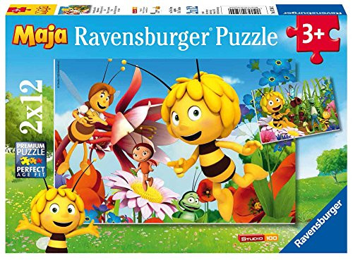 Ravensburger Maya The Bee on The Flower Meadow Jigsaw Puzzle _2 x 12 Piece_