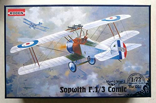 Sopwith F.1 3 Comic Fighter Aircraft WWI 1 72 Scale Plastic Model Kit Roden 051 Sopwith F.1 3 Comic Fighter Aircraft WWI 1 72 Scale Plastic Model Kit Roden 051