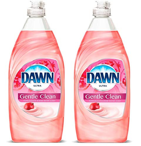 Dawn Ultra Gentle Clean Dishwashing Liquid _ Pomegranate  and  Rose Water Scent _ 2 x 7 fl oz