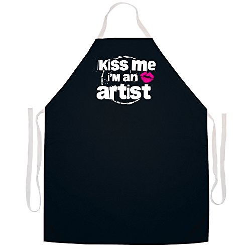 Attitude Aprons Fully Adjustable "Kiss Me Artist" Artist Aprons