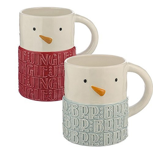 Grasslands Road, Snowman Mug Set of 2
