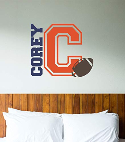 Custom Name Football Wall Decal _ Boys Personalized Name Football Sports Wall Sticker _ Custom Name Sign _ Custom Name Stencil Monogram _ Boys Room Wall Decor Custom Name Football Wall Decal _ Boys Personalized Name Football Sports Wall Sticker _ Custom Name Sign _ Custom Name Stencil Monogram _ Boys Room Wall Decor