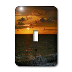 3dRose lsp_50143_1"Ocean View Sunset" Toggle Switch
