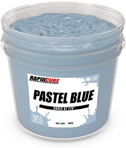 Rapid Cure _ Pastel Blue Plastisol Ink for Screen Printing  Low Temperature Fast Curing Ink by Screen Print Direct _8 oz._
