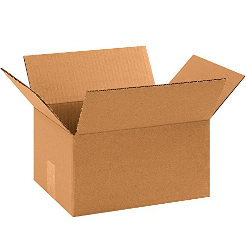 BOX USA B1186R Corrugated Boxes, 11 1/4"L x 8 3/4"W x 6"H, Kraft (Pack of 25)