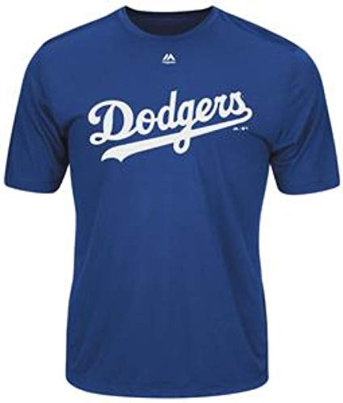 Majestic Youth Cool Base MLB Evolution Shirt Los Angeles Dodgers Small