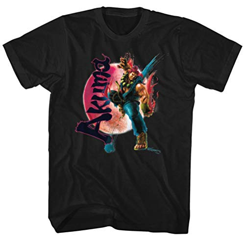 A and E Designs Street Fighter Akuma T_Shirt_ Black_ 2XL