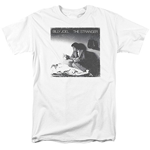 A and E Designs Billy Joel The Stranger T_Shirt_ White_ Small