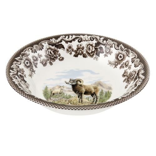 Spode 1597082 Woodland Bighorn Sheep Ascot Cereal Bowl Spode 1597082 Woodland Bighorn Sheep Ascot Cereal Bowl