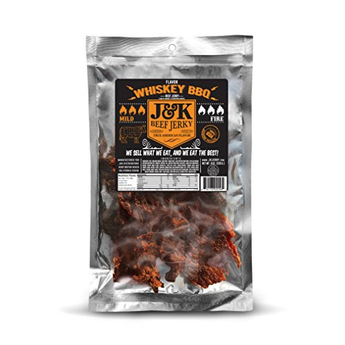 J and K Beef Jerky _ Whiskey BBQ 8oz