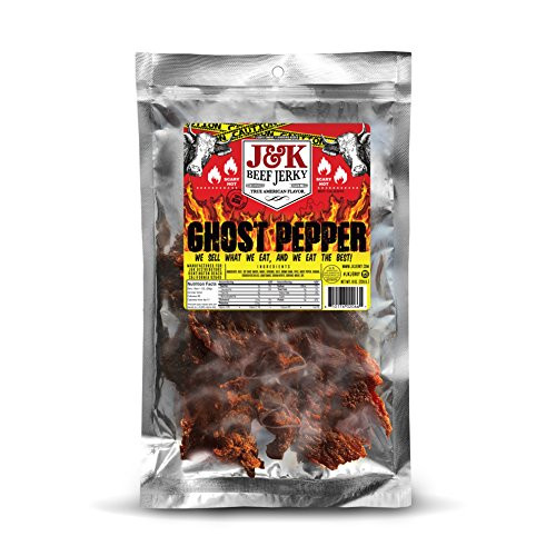 J and K Beef Jerky _ Ghost Pepper Flavor 8oz