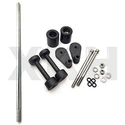 XKH _ Replacement of Motorcycle No Cut Frame Slider For 2008 2009 2010 2011 2012 Kawasaki Ninja 250 250R Ex250 B new