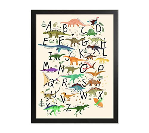 Framed Dinosaur Alphabet Poster Chart Abc Dinosaur Print A to Z Wall Kids Room Decor Playroom Art Nursery Picture Painting Dinosaur Lovers Framed Dinosaur Alphabet Poster Chart Abc Dinosaur Print A to Z Wall Kids Room Decor Playroom Art Nursery Picture Painting Dinosaur Lovers