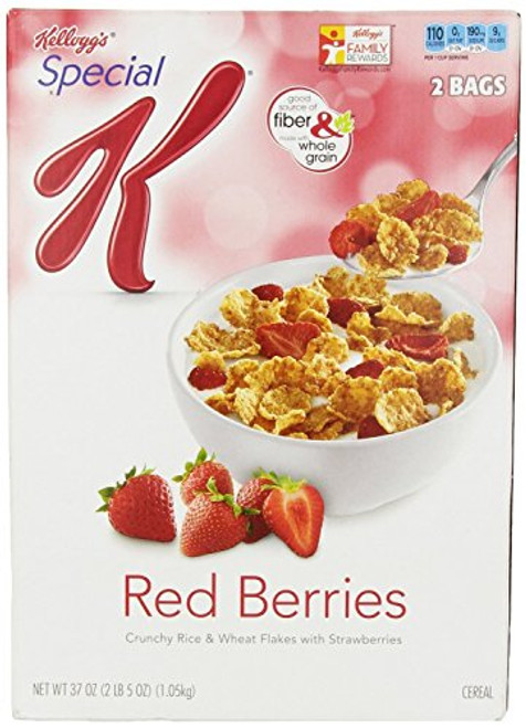 Kellogg's Special K Cereal_ Red Berries 37 Oz _Pack of 2_ Kellogg's Special K Cereal_ Red Berries 37 Oz _Pack of 2_
