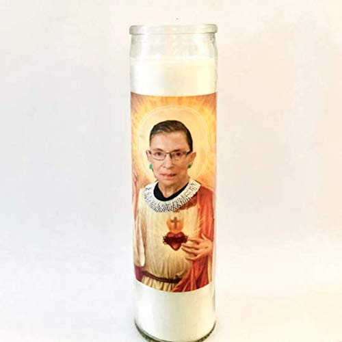 Saint Ruth Bader Ginsburg_ RBG _ Prayer Candle _ Iconic Icons