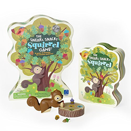 Educational Insights Sneaky, Snacky Squirrel Game and Board Book Combo, Multi
