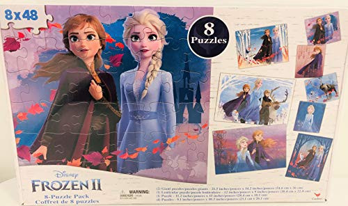 Disney Frozen 2 _8 Puzzle Pack_ Featuring Anna  and  Elsa