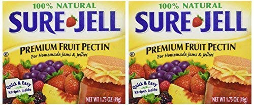 Sure Jell Premium Fruit Pectin For Homemade Jams And Jellies_ 100 Percent  Natural 1.75 oz _2 Packs__SET OF 3
