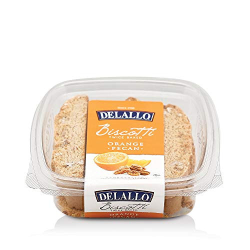 DeLallo Pecan Biscotti_ Orange_ 7_Ounce _Pack of 4_