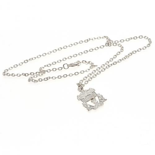 Liverpool F.C _ Silver Plated Pendant  and  Chain _CR_