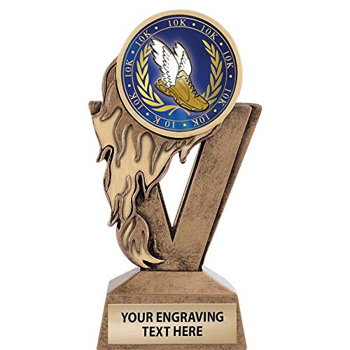 Crown Awards Gold 10K Trophies_ 6.25 inch H Custom Fireball 10K Trophy Crown Awards Gold 10K Trophies_ 6.25 inch H Custom Fireball 10K Trophy