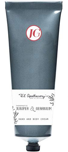 Juniper and Geranium Hand and Body Cream _ 3.4 ounce