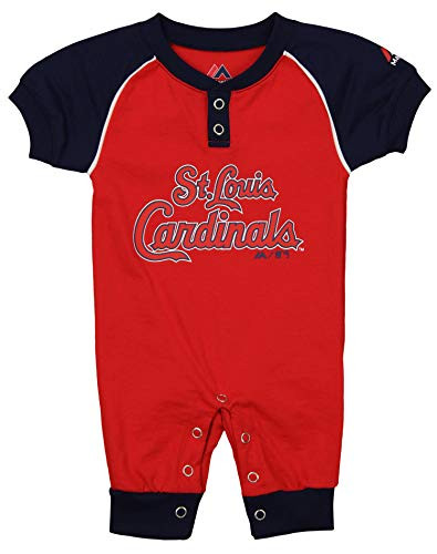 Outerstuff MLB Baby St. Louis Cardinals Game Time Homerun Coverall_ 6_9 Months