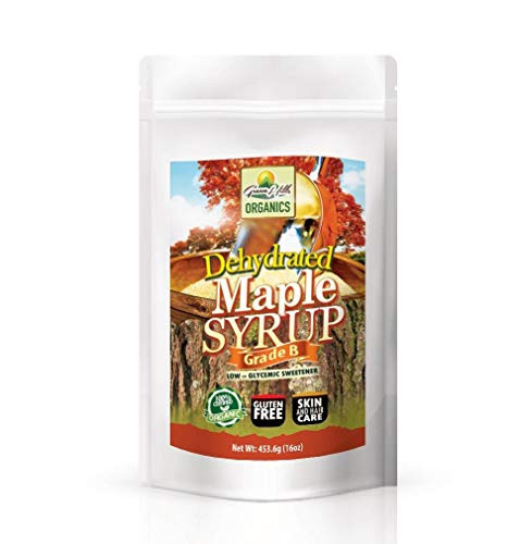 Dehydrated Maple Syrup _ Grade B _ 16oz Vegan Low glycemic Sweetener