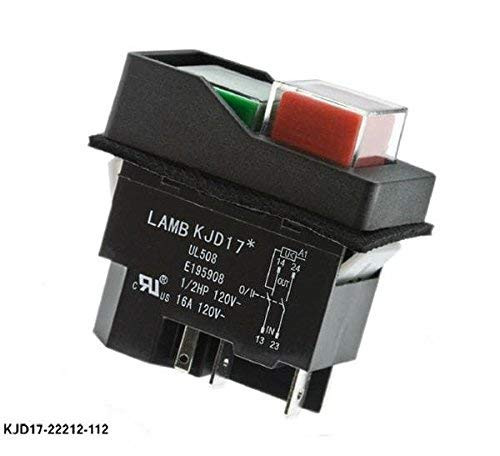 Pushbutton Switches Industrial Power DPST 16A 230V