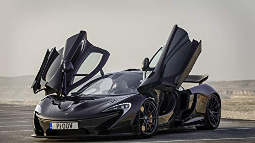 Iconic Arts Supercar_ McLaren P_1 GTR_5 Laminated 24x36 Poster