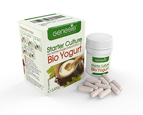 Bulgarian Bio Yogurt Starter Culture _ organic_ home made _ 10 capsules for 20 liters