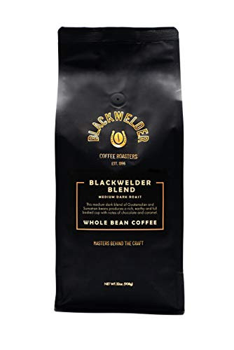 Blackwelder Coffee_ Medium Dark Roast_ Whole Bean Coffee Beans_ 32 oz _ 100 Percent  Arabica _2lb Bag_