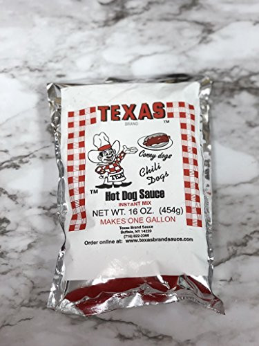 Texas Brand Hot Dog Sauce Instant Mix _ 16 OZ _3 Pack_