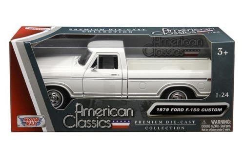 1979 Ford F-150 Pickup WHITE 1:24 Scale Diecast Model Truck