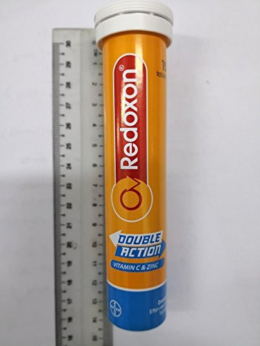 MW  Bayer Redoxon 15 Tablets Double Action Vitamin C_Zinc Orange effervescent