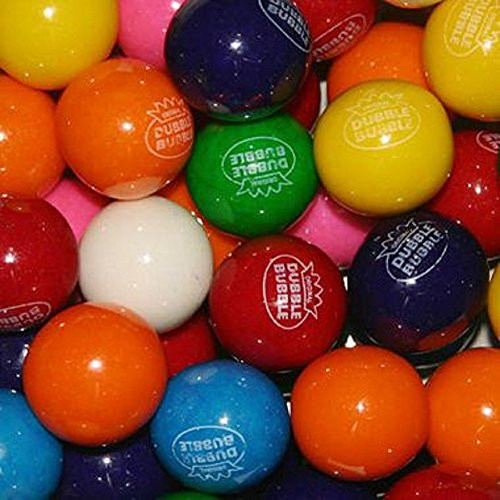 GUMBALLS Dubble Bubble 1 inch  Bubble Gum Assorted _8 LBS_ _8 LBS_ _8 Pound_