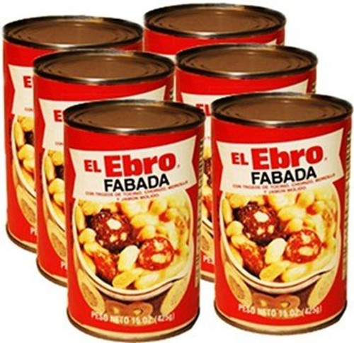 El Ebro delicious white bean fabada. Ready To Eat . 6 pack 15 oz. each serves 2