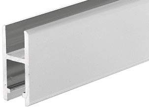 CRL Satin Anodized Aluminum H_Bar Extrusion for Showcases _ 12 ft long _Misc._