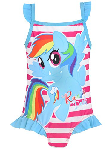 My Little Pony Girls' Rainbow Dash Swimsuit 7