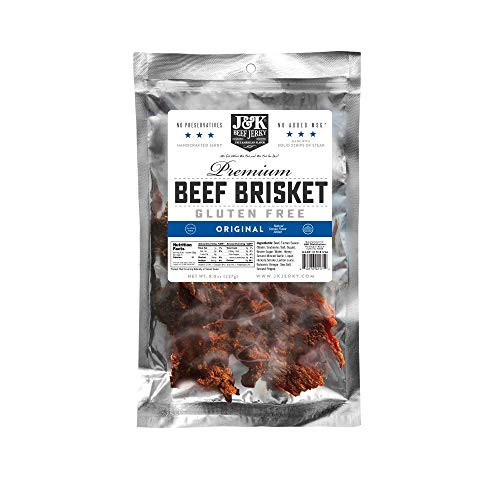 J and K Beef Brisket Jerky _ Original Flavor 8oz.