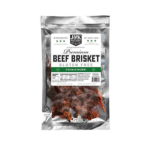J and K Beef Brisket Jerky _ Chimichurri Flavor 8oz.