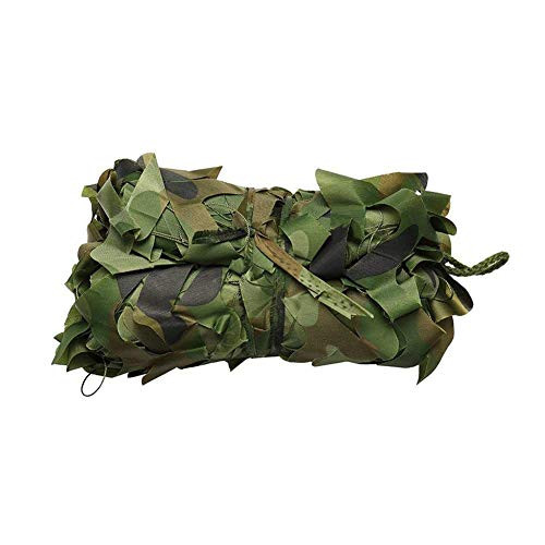 ALGFree_Shade Sails Awning Cover Camouflage Net Shade Net Anti_Aircraft Protective Net Anti_UV Breathable Insulation Camouflage Jungle Decoration Outdoor Green _Color   C_ Size   2x3m_